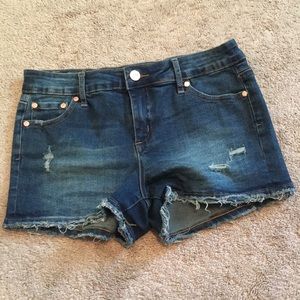 Denim shorts
